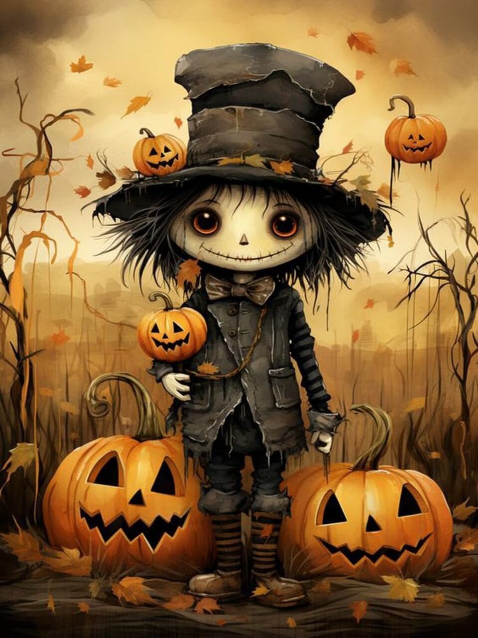 12X16 Inch - Halloween Diamond Painting Kits for Adults (G4363) 15.75 x 11.81 x 0.39 inches